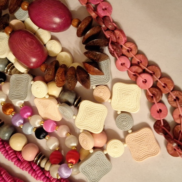 Huge Lot 38 PINK Themed Fashion Jewelry Barbie PUNK Mall Goth Bubble Gum Colors - Picture 7 of 11